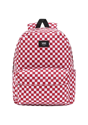 Vans Old Skool checkerboard backpack - Red