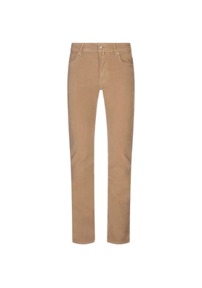 Jacob Cohën Bard belt-loops trousers - Brown