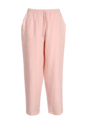 BOSS drawstring tapered trousers - Pink