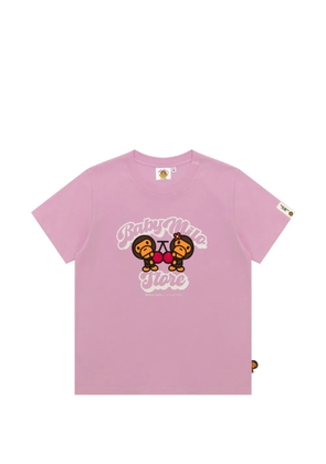 *BABY MILO® STORE BY *A BATHING APE® graphic-print T-shirt - Pink