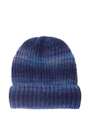Xirena striped beanie hat - Blue