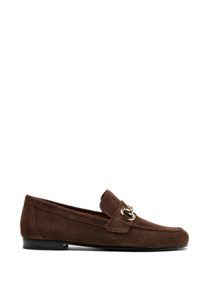 Sarah Chofakian Praga buckle loafers - Brown