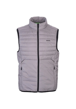 BOSS quilted sleeveless gilet - Grey