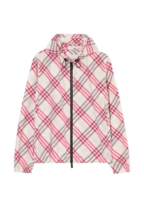 Burberry Check Salcombe hooded jacket​ - Neutrals