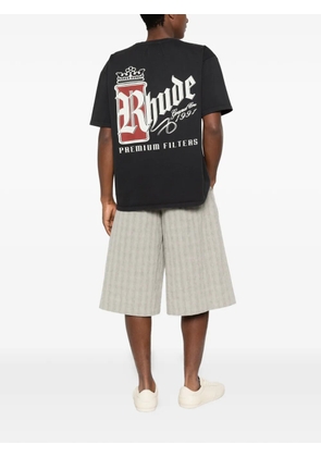 RHUDE logo t-shirt - Black
