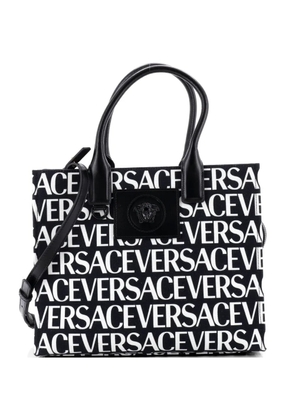 Versace Pre-Owned La Medusa All Over Logo Canvas Small tote bag - Black