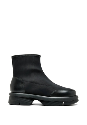 Sarah Chofakian Bergen zipper leather boots - Black