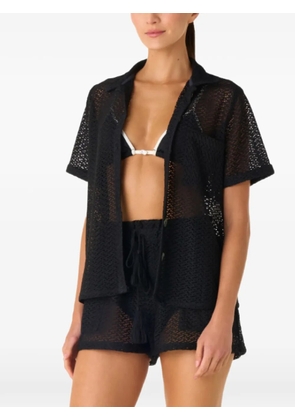 PALMACEA Maya short-sleeve shirt - Black