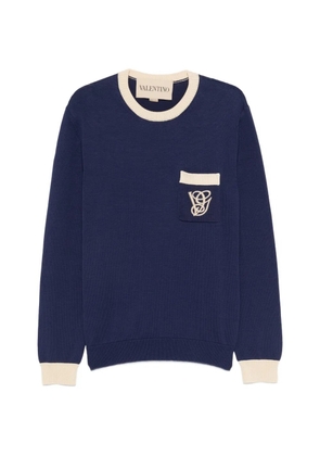 Valentino Garavani crew-neck sweater - Blue