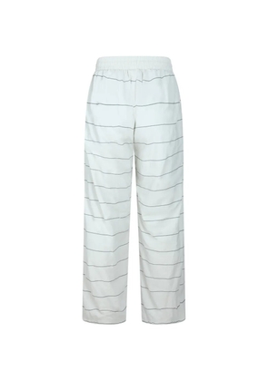Balenciaga striped drawstring trousers - Neutrals
