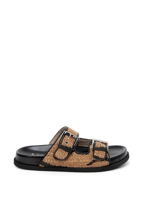Nº21 buckle strap sandals - Brown