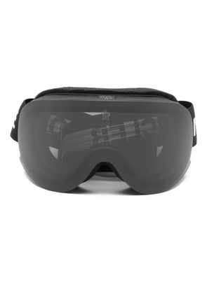 Moncler Grenoble logo-detail ski goggles - Black