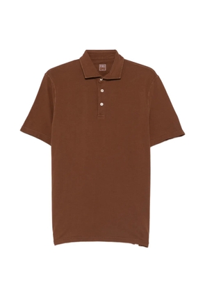Fedeli buttoned polo shirt - Brown