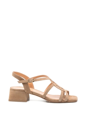 Julie Dee crisscross-strap sandals - Neutrals