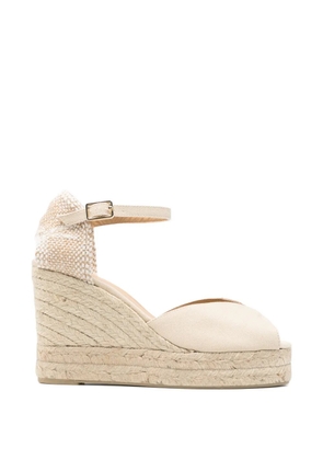 Castañer Bianca peep-toe espadrilles - Neutrals