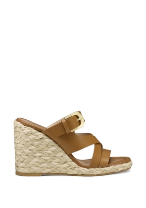 Stuart Weitzman Sai leather espadrilles - Neutrals