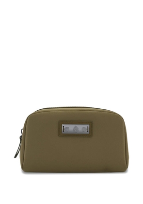 Tyler Ellis small Travel Pouch plaque make up bag - Green