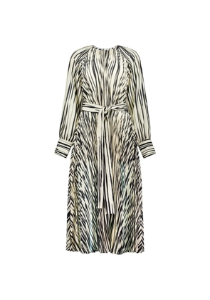 Proenza Schouler pleated striped dress - Neutrals