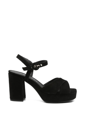 Julie Dee crossover-strap sandals - Black