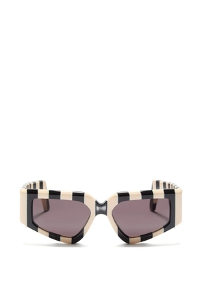 VALENTINO GARAVANI EYEWEAR geometric acetate eyewear - Black