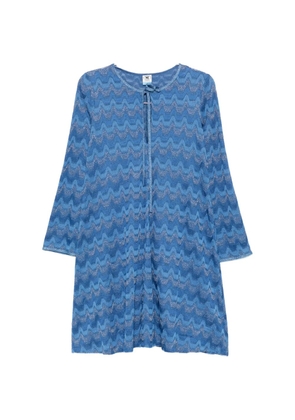 Missoni long-sleeve midi dress - Blue