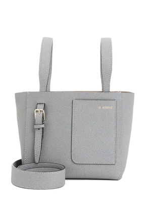 Valextra mini leather tote bag - Blue