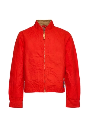 Ceccarelli sugarkane zip cotton bomber jacket - Red