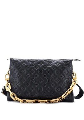 Louis Vuitton Pre-Owned Coussin Bag Monogram Embossed Lambskin MM crossbody bag - Black