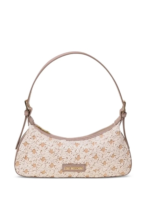 Love Moschino Smart Daily floral-detail shoulder bag - Neutrals