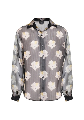 FENDI organza shirt - Grey