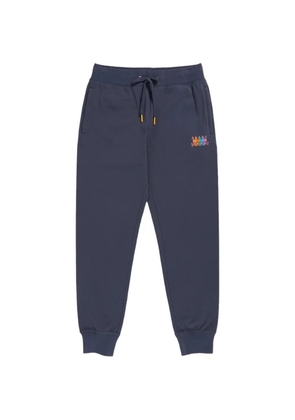 Psycho Bunny logo-embroidered trousers - Blue