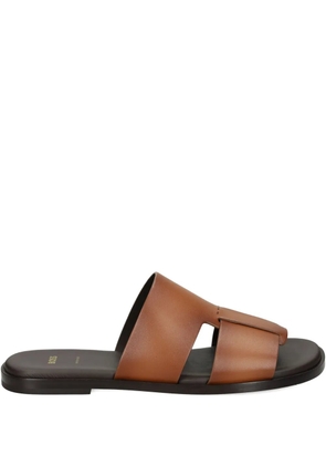BOSS woven flat sandals - Brown