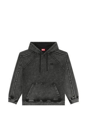 Diesel logo-embroidered hoodie - Grey