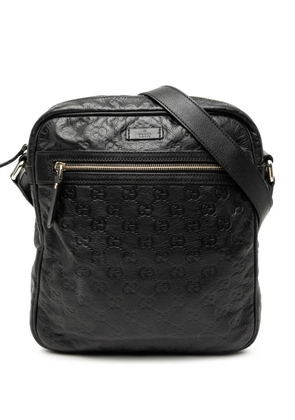 Gucci Pre-Owned 2000-2015 Guccissima crossbody bag - Black