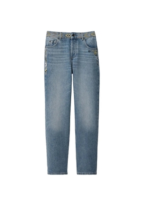 Ba&Sh Rizie embroidered jeans - Blue