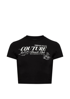 Versace Jeans Couture short sleeve graphic top - Black
