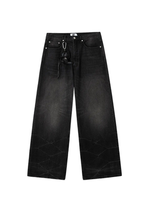izzue wide-leg jeans - Black