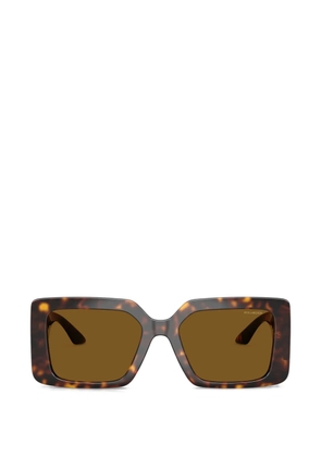 Versace Eyewear square-frame sunglasses - Brown
