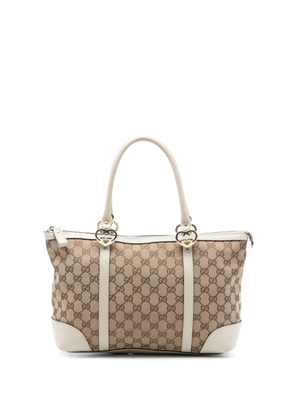 Gucci Pre-Owned 2016-2025 GG Canvas Lovely tote bag - White