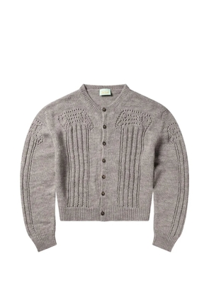 Aries button-down cardigan - Grey
