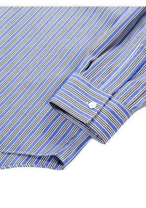 Comme des Garçons Homme striped pocket shirt - Blue