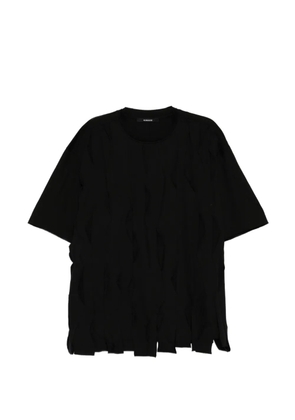 SONGZIO textured T-shirt - Black