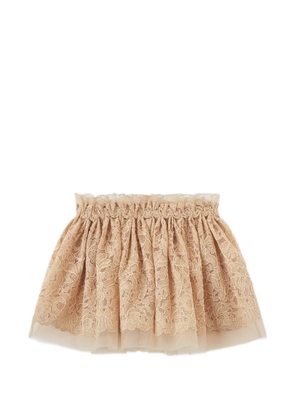 Ermanno Scervino lace embroidered skirt - Neutrals