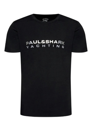 Paul & Shark metallic-logo T-shirt - Black