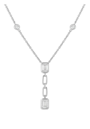 LB Exclusive diamond pendant necklace - Silver