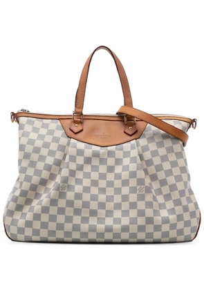 Louis Vuitton Pre-Owned 2011 Damier Azur Siracusa GM satchel - White