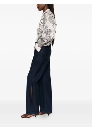 Blugirl lace-print shirt - Neutrals