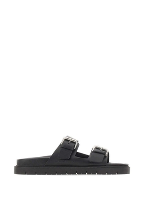 Copenhagen Studios adjustable buckle leather sandals - Black