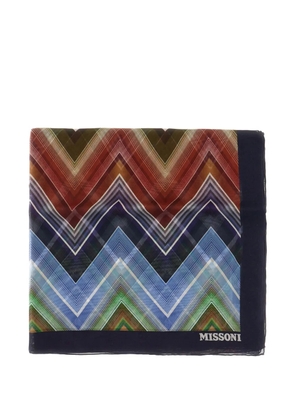 Missoni chevron scarf - Blue