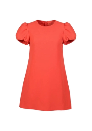 Valentino Garavani puff-sleeve mini dress - Orange